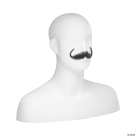 Handlebar Mustache - Human Hair | Horror-Shop.com