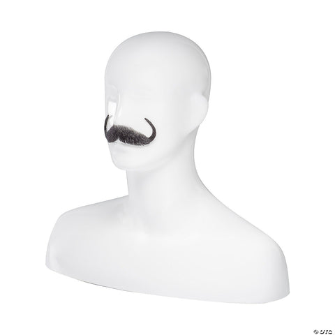 Handlebar Mustache - Human Hair | Horror-Shop.com