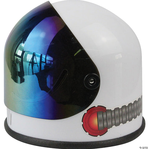 Helmet Space White with Reflective Visor OS | Horror-Shop.com