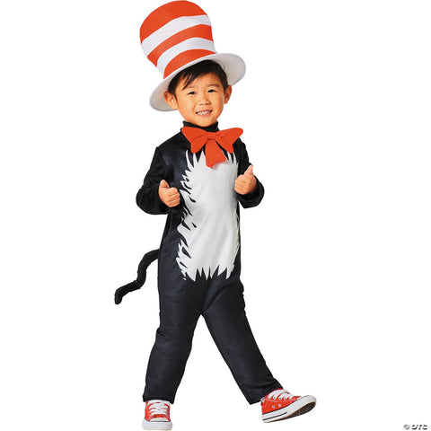 Toddler Dr. Seuss™ The Cat in the Hat™ The Cat Jumpsuit Costume - 3T-4T