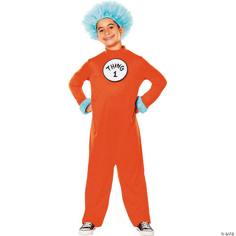 Kids Dr. Seuss™ Thing 1 or Thing 2 Jumpsuit Costume - Small 4-6