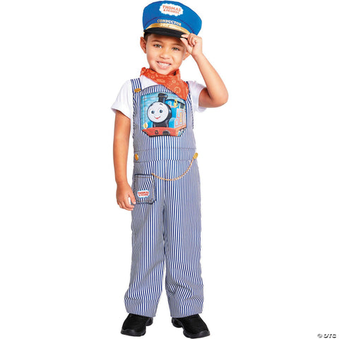 Toddler Thomas & Friends™ Conductor Overalls Costume - 3T-4T