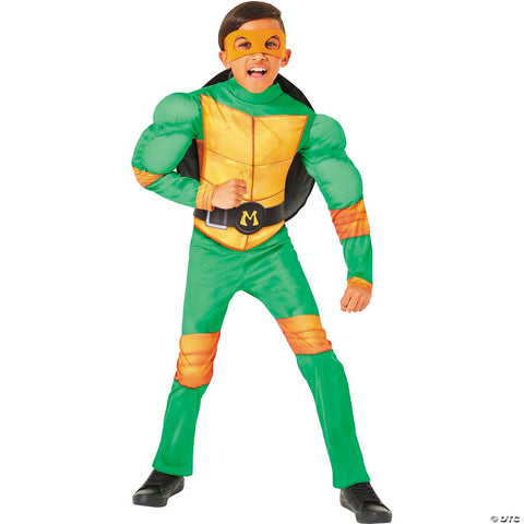 Kids Teenage Mutant Ninja Turtles™ Movie Michelangelo Jumpsuit Costume - Medium 7-8
