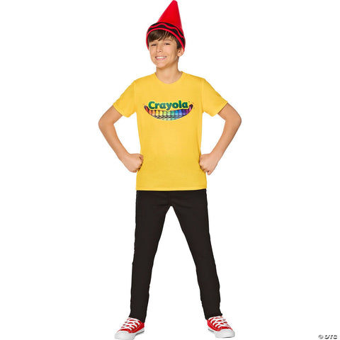Kids Crayola® Crayon Box T-Shirt Costume Kit - Large/Extra Large 10-16