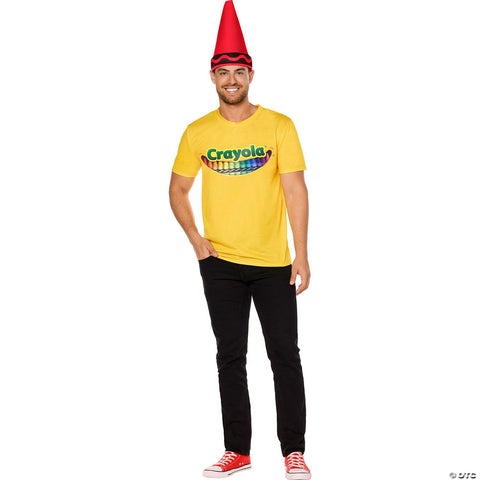 Adults Crayola® Crayon Box T-Shirt Costume Kit - Large/Extra Large