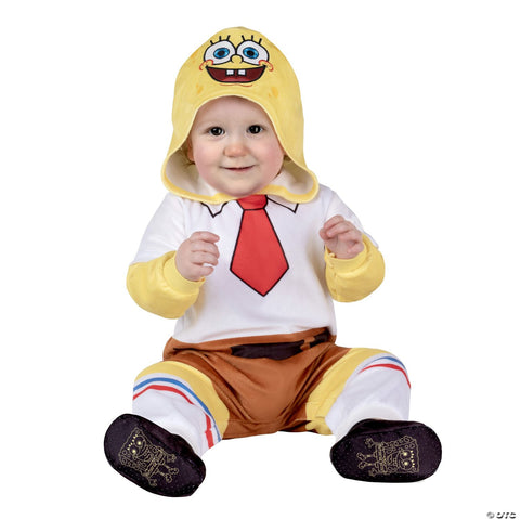 Baby Classic SpongeBob SquarePants™ SpongeBob Jumpsuit Costume - 12-18 Months