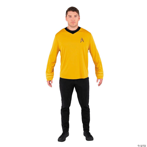 Adults Star Trek™ Captain Kirk Long Sleeve Costume Top - Extra Large