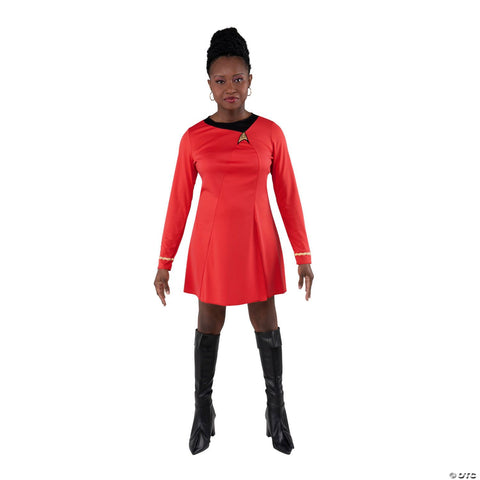 Adults Classic Star Trek™ Nyota Uhura Long Sleeve Dress Costume - Extra Large