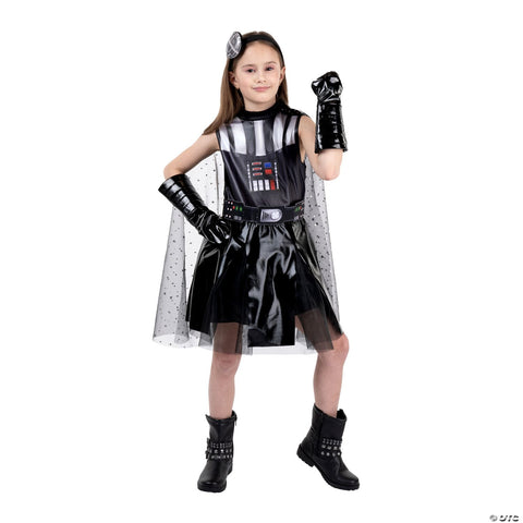 Kids Star Wars: A New Hope™ Darth Vader Dress Costume - Small 4-7
