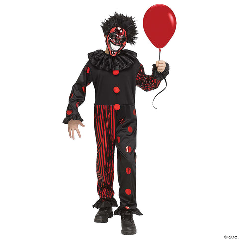 Kids Chrome Clown Costume - Large