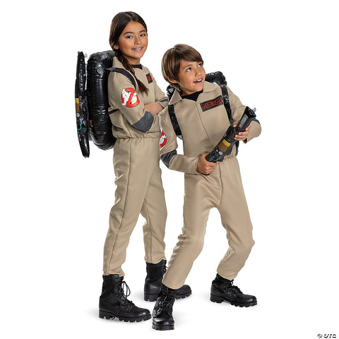 Kids Classic Ghostbusters: Frozen Empire™ Flight Suit Costume - XS 3T-4T | Horror-Shop.com