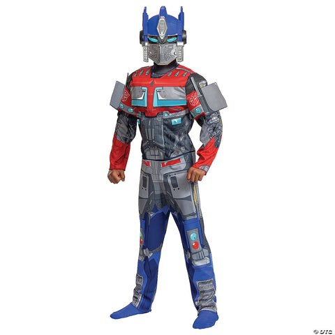 Kids Classic Muscle Transformers Optimus Prime T7 Costume - Large | Horror-Shop.com
