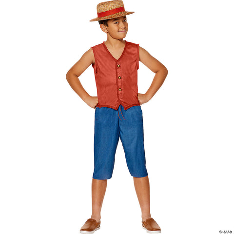 Kids One Piece™ Monkey D. Luffy Costume - | Horror-Shop.com