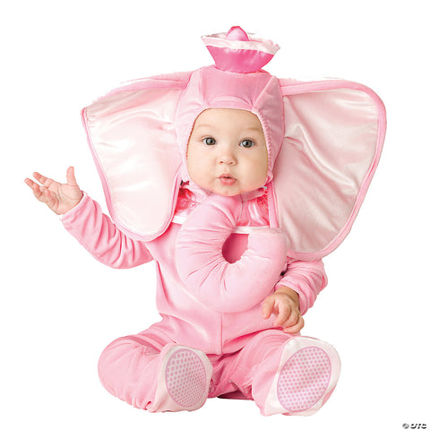 Baby Pink Elephant Costume - 6-12 Months | Horror-Shop.com