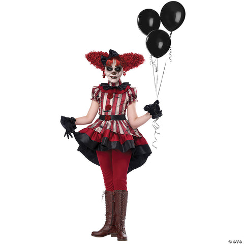 Kids Wicked Klown Costume Large 10-12