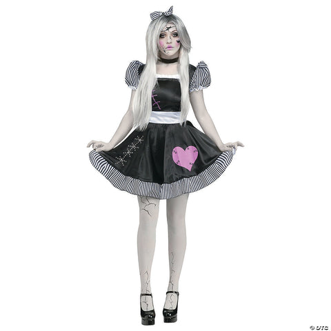 Women's Broken Doll Costume