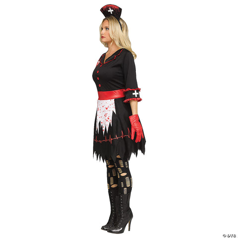 Adults Not So Nice Nurse Costume - Medium/Large | Horror-Shop.com