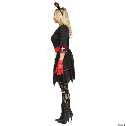 Adults Not So Nice Nurse Costume - Medium/Large | Horror-Shop.com