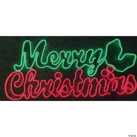 36" Light Glo Merry Christmas Sign