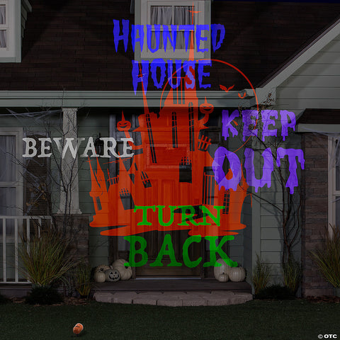 Lightshow Projection Whirl Haunted | Horror-Shop.com