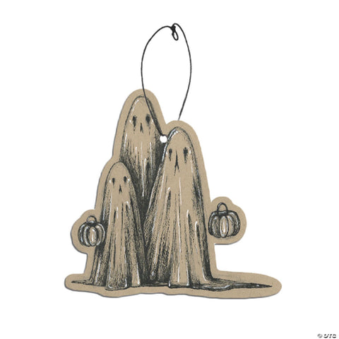 3 1/2" The Little Ghouls Trick-or-Treating Ghosts Cinnamon Fear Freshener