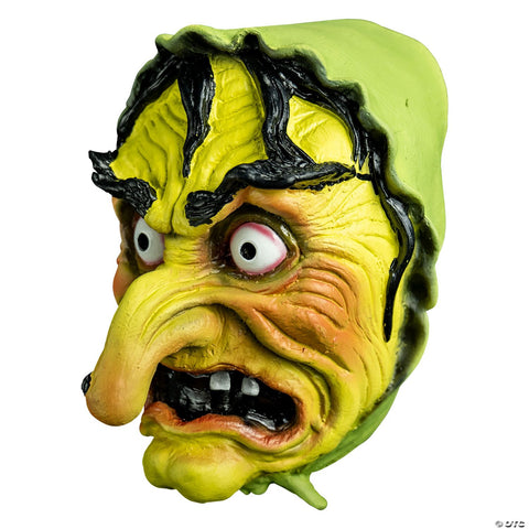 Chamber of Horrors™ Green Latex Overhead Witch Mask