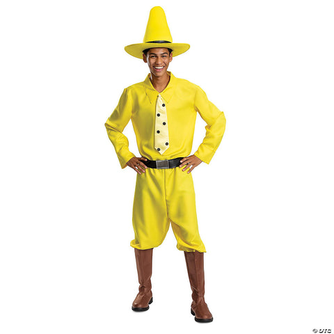 Person in The Yellow Hat Adult Costume | Horror-Shop.com