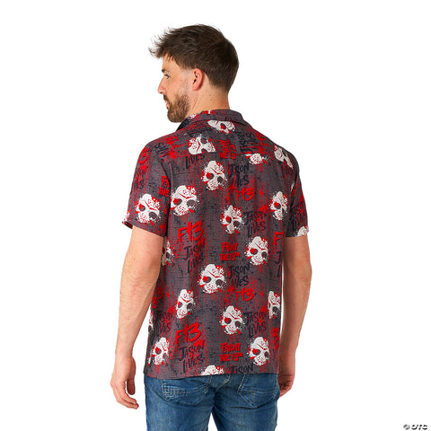 Men's Friday The 13th™ Short Sleeve Shirt -  44-46 | Horror-Shop.com