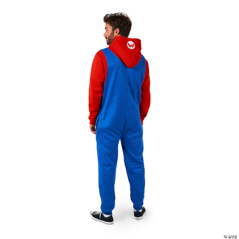 Men's Mario™ Onesie Costume -  42-44 | Horror-Shop.com