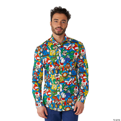 Men's Super Mario™ Dress Shirt -  44-46