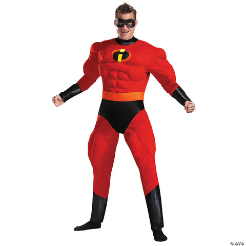 Men's Mr. Incredible Deluxe Muscle Costume | Horror-Shop.com