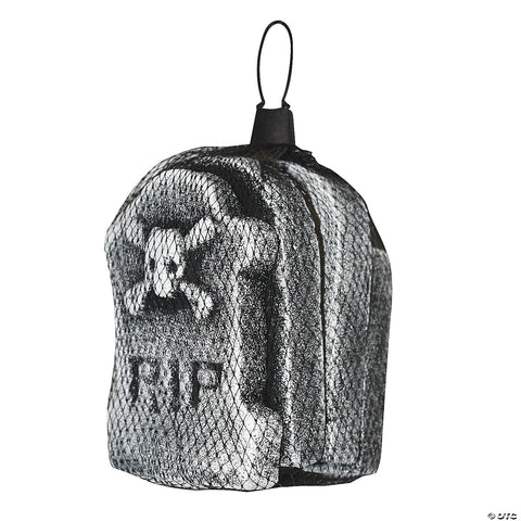 4pc Mini Tombstones in Mesh Bag