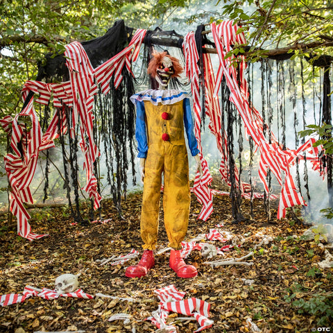 Animated Twitching Clown Prop 5 Ft | Horror-Shop.com