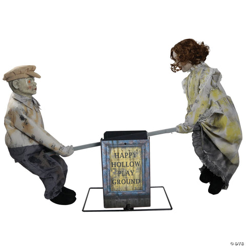 Animated See-Saw Dolls Playground Prop
