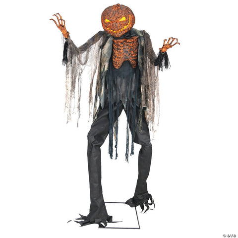7' Scorched Scarecrow Animated Prop - WITHOUT FOG MACHINE