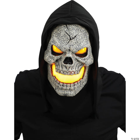 Flame Fiend Flaming Skull Mask