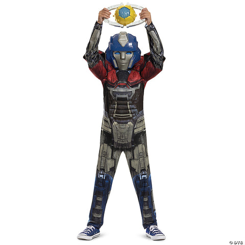 Kids Classic Muscle Transformers One™ Optimus Prime/Orion Pax Costume - Large 10-12 | Horror-Shop.com
