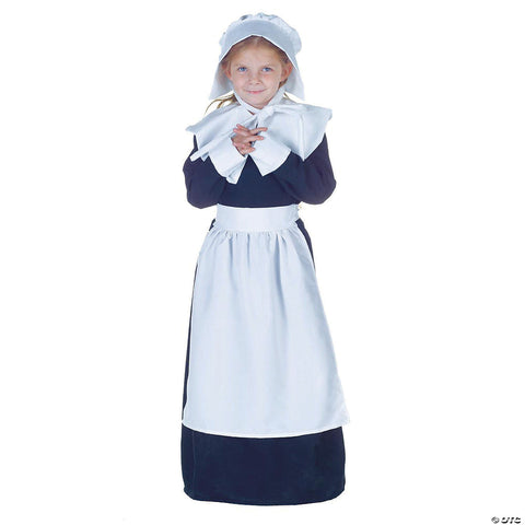 Girl's Pilgrim Girl Costume | Horror-Shop.com