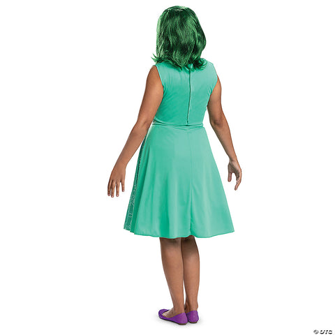Women’s Classic Disney/Pixar Inside Out 2 Green Disgust Costume -  8-10 | Horror-Shop.com