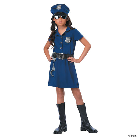 Police Officer Costume for Girls | Horror-Shop.com