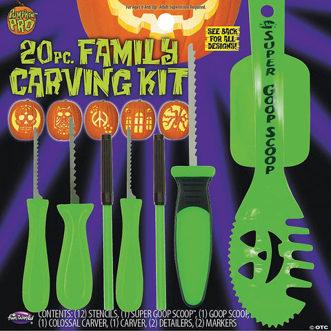 20-Piece Pumpkin Carving Set
