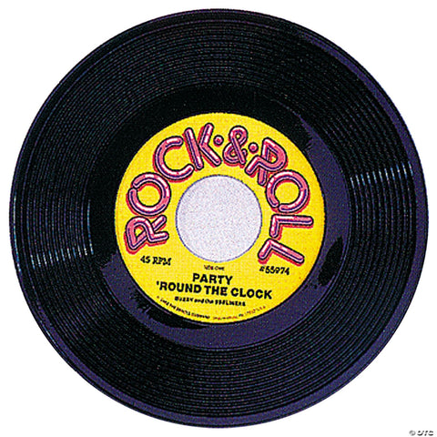 19" Plastic Record Decoration