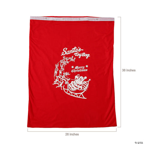 Red Tricot Santa Toy Bag | Horror-Shop.com