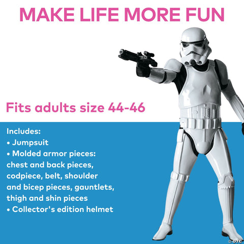 Men's Supreme Edition Stormtrooper Costume - Star Wars Classic