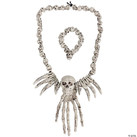 Skeleton Jewelry Set | Horror-Shop.com