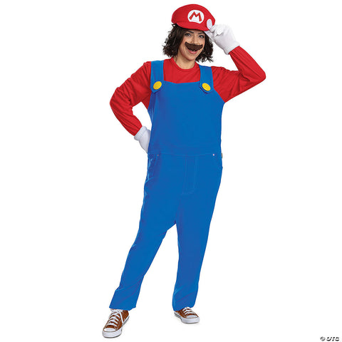 Adults Elevated Super Mario Bros™ Mario Costume - XS/Small 30-36 | Horror-Shop.com