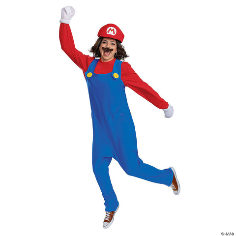 Adults Elevated Super Mario Bros™ Mario Costume - XS/Small 30-36 | Horror-Shop.com