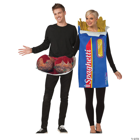 Spaghetti & Meatballs Couple Costume