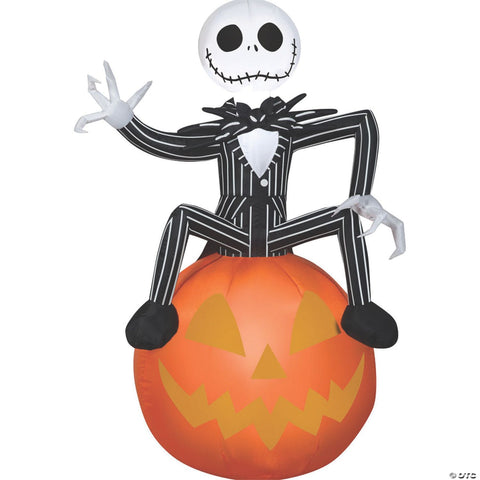 42" Airblown Jack on Pumpkin - Small