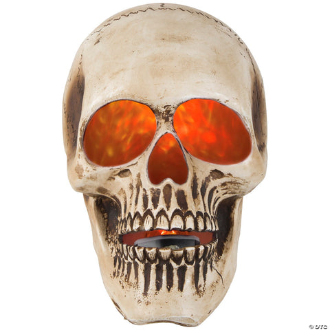 10" Blazing Scenes Skull Projection Fire & Ice